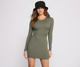 Mini-robe en tricot tout simplement parfaite